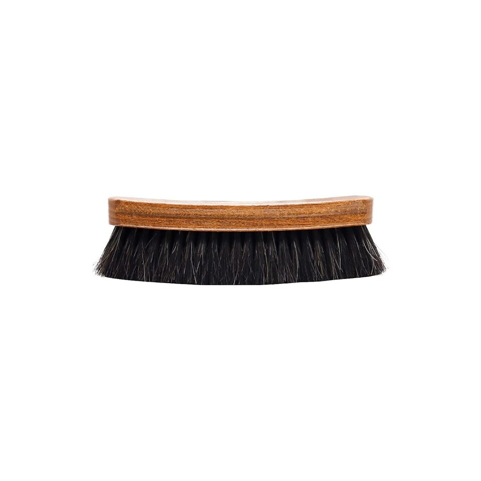 image 1 of BIRCH Horsehair Brush Medium - For Boot and Shoe Polish Application 15cm | Black | Black