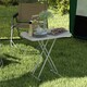 image 8 of Outsunny Folding Coffee Table, Height Adjustable Picnic Table, Charcoal Grey 