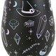 image 3 of Something Different Crystal Witch Print Stemless Wine Glass - Black/Blue - One Size
