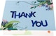 image 4 of Lettering with Floral Blooms 3D Pop Up Thank You Card