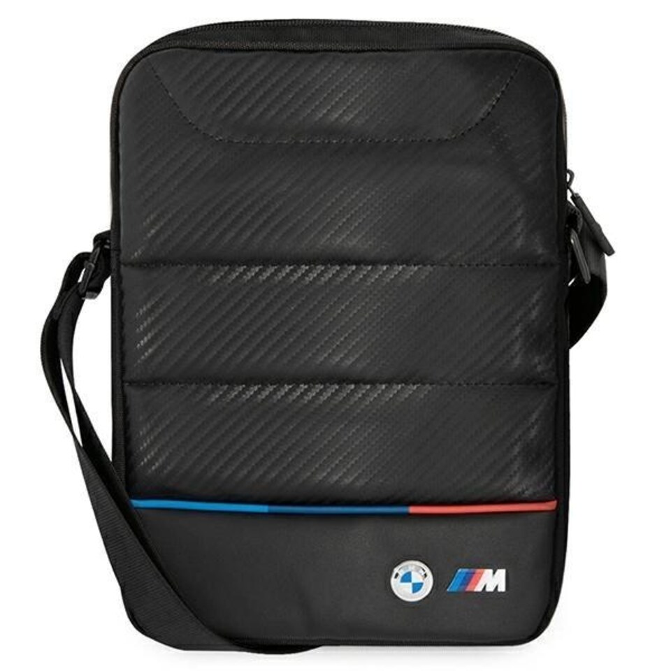 image 1 of BMW M Series Torba Bag for 9-10 Tablets Carbon Tri Colour Black - BMTB10COCARTCBK