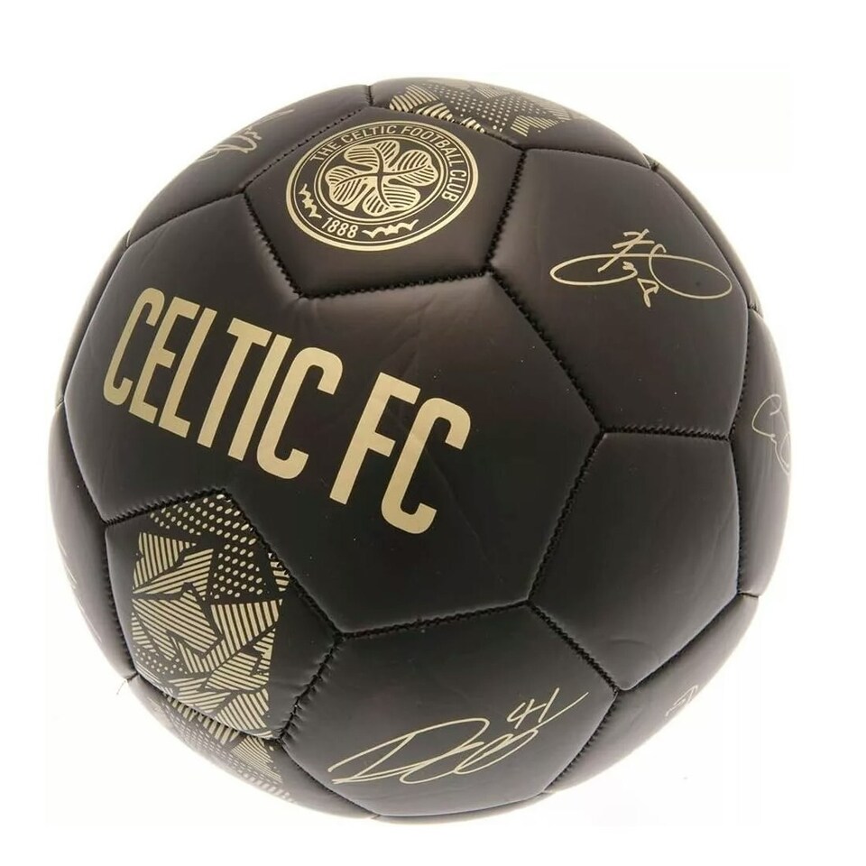 image 1 of Celtic FC Phantom Football Size 5 Black