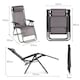 image 8 of VonHaus Verona Set of 2 Textilene Folding Garden Zero Gravity Chairs