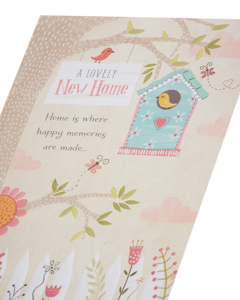 image 1 of New Home Card - Bird House