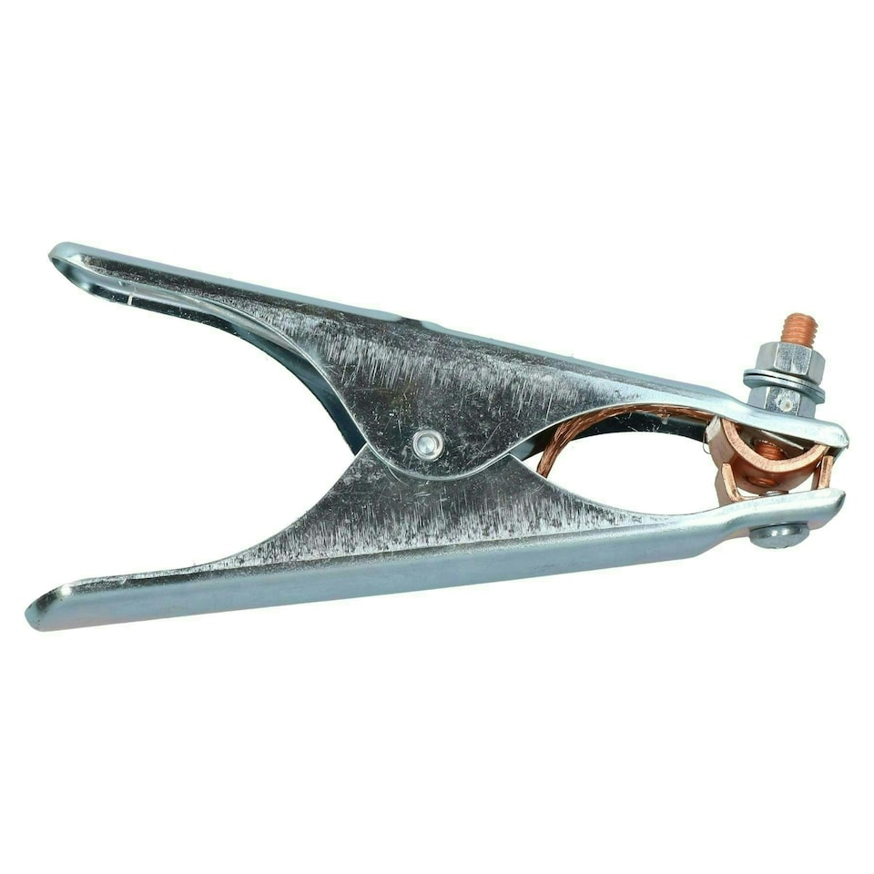 image 1 of 200 Amp A Spring Loaded Earth Crocodile Clamp Clip For Welding Welders Mig Tig