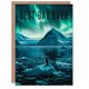 image 1 of Best Ever Northern Lights Penguin Fathers Day Dad Card