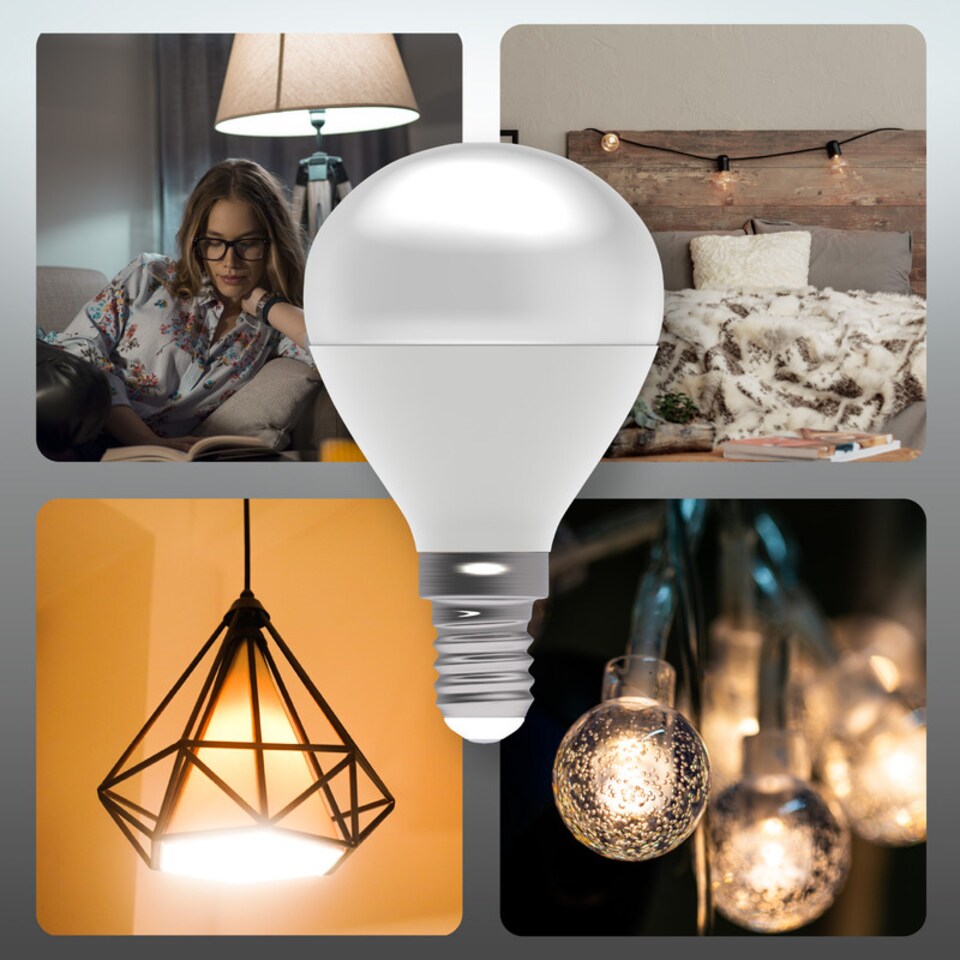 image 1 of BELL Lighting SES E14 LED Golf Ball 4.7W Light Bulb Natural White 4000K