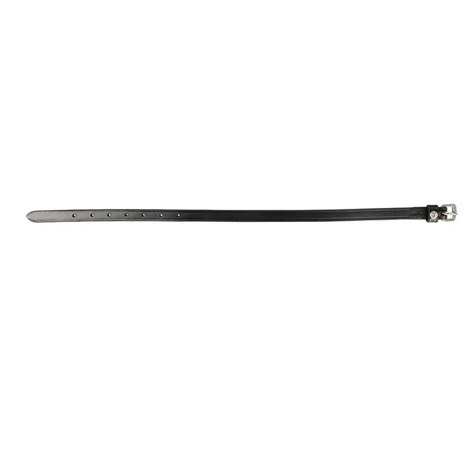 image 1 of Hy Leather Diamante Spur Straps - Black - One Size