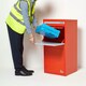 image 2 of SMART PARCEL BOX® Extra Large Front & Rear Access Red Red