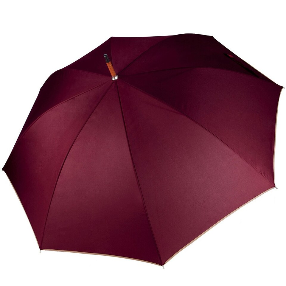 image 1 of Kimood Unisex Auto Open Walking Umbrella - Burgundy - ONE