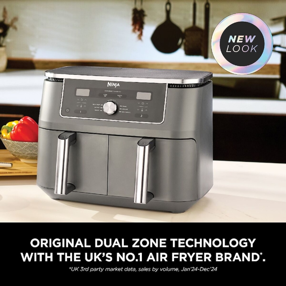 image 1 of Ninja 6 in 1 Dual Zone Air Fryer Max 9.5L DZ400UK