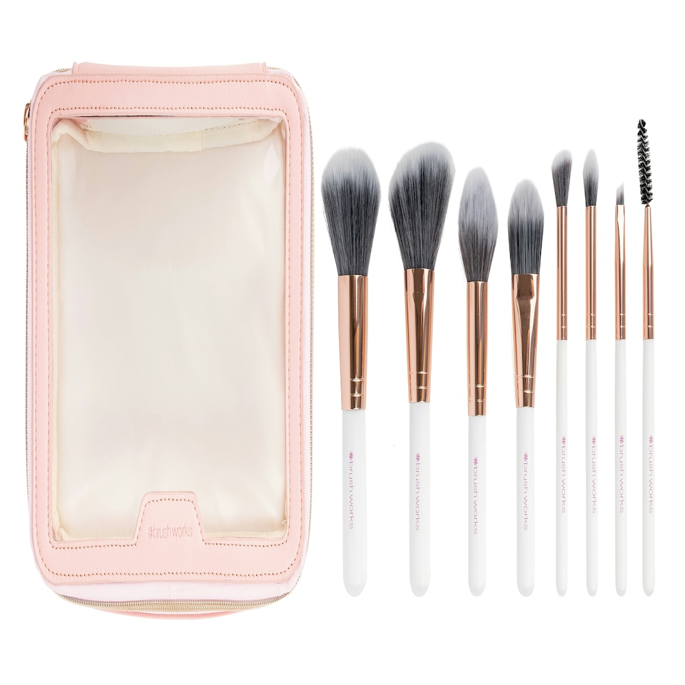 image 1 of Brushworks Exclusive Makeup Brush Set