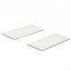 image 1 of OHS 2 x Wall Mounted Display Storage Floating Shelves, Large - White