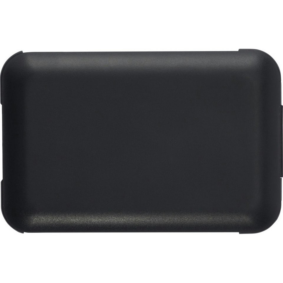 image 1 of Savvy Recycled Plastic Modular Charging Cable with Phone Holder - Solid Black - One Size