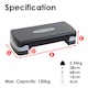 image 8 of Adjustable Exercise Aerobic Stepper Trainer Workout Home Gym