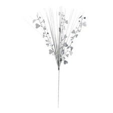 Unique Party Foil Hearts Party Centrepiece - Silver - One Size