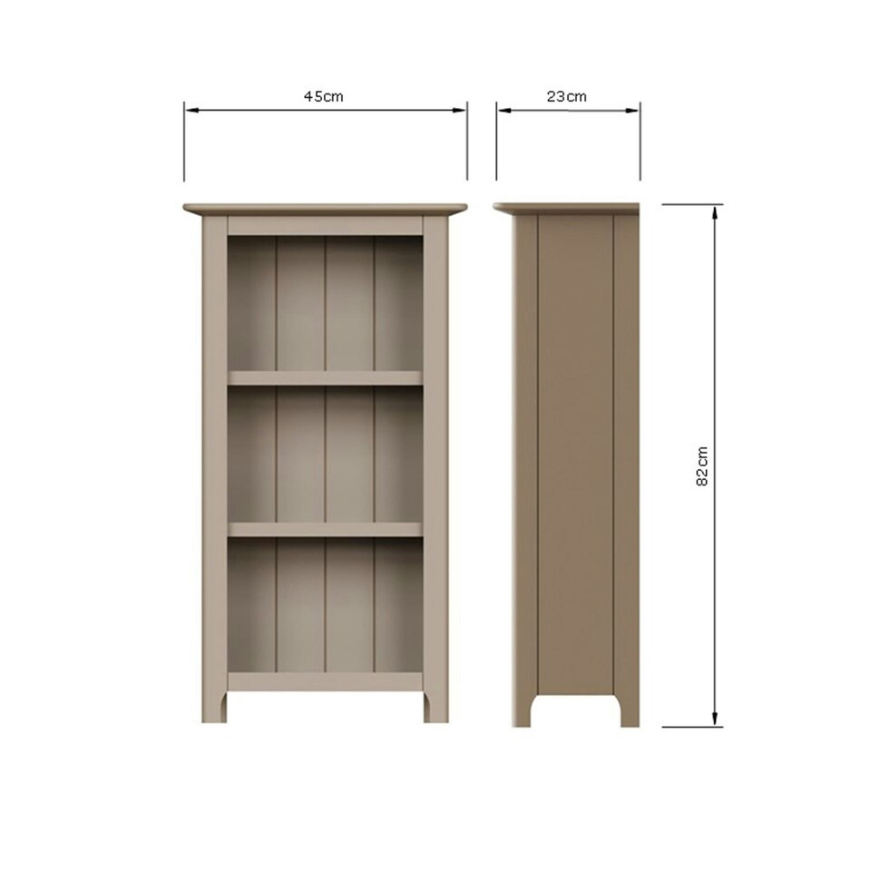 image 1 of Palma 3 Tier Bookcase Putty Brown