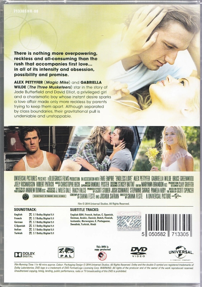 image 1 of Endless Love (2014 Version) DVD
