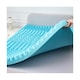 image 1 of Ezysleep 5cm Cooling 7 Zone Memory Foam Mattress Topper Luxurious Comfort | Blue