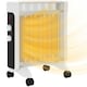 image 1 of HOMCOM 2000W Panel Heater, Electric Space Heater for Home, White