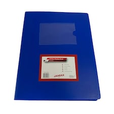 A5 Blue Flexible Cover 100 Pocket Display Book
