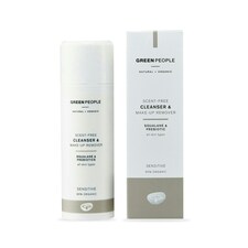 Green People Scent Free Cleanser - Suitable for Sensitive Skin - Paraben Free, Unscented - Organic, Cruelty Free & Vegan, 150ml