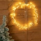 image 2 of ValueLights Firecracker Hoop White Outdoor Wall Light