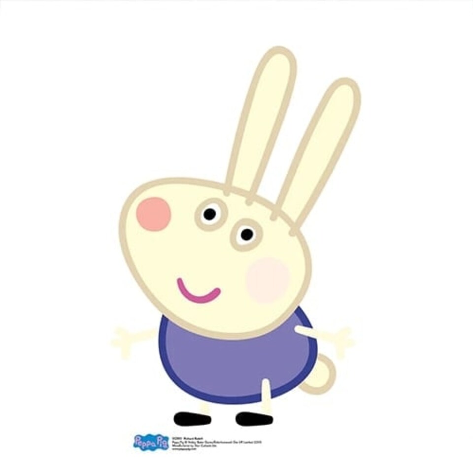 Richard Rabbit Peppa Pig Star Mini Cardboard Cutout 79cm