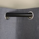 image 4 of OHS Woven Textured Blackout Eyelet Curtains, 66x72" - Charcoal