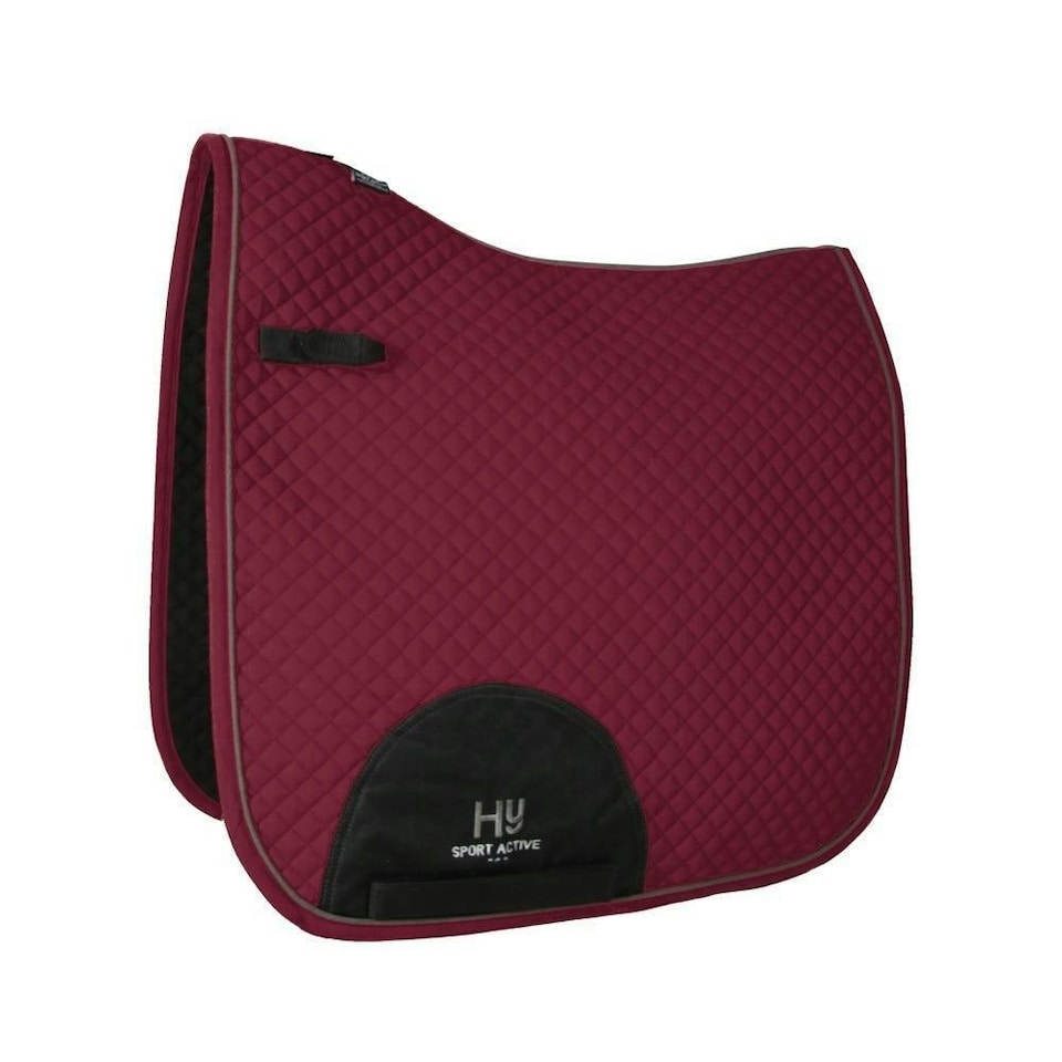 Hy Sport Active Horse Dressage Saddlepad - Burgundy - Cob/Full