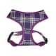image 1 of Soft Dog & Puppy Harness with Clip, Adjustable Purple | S