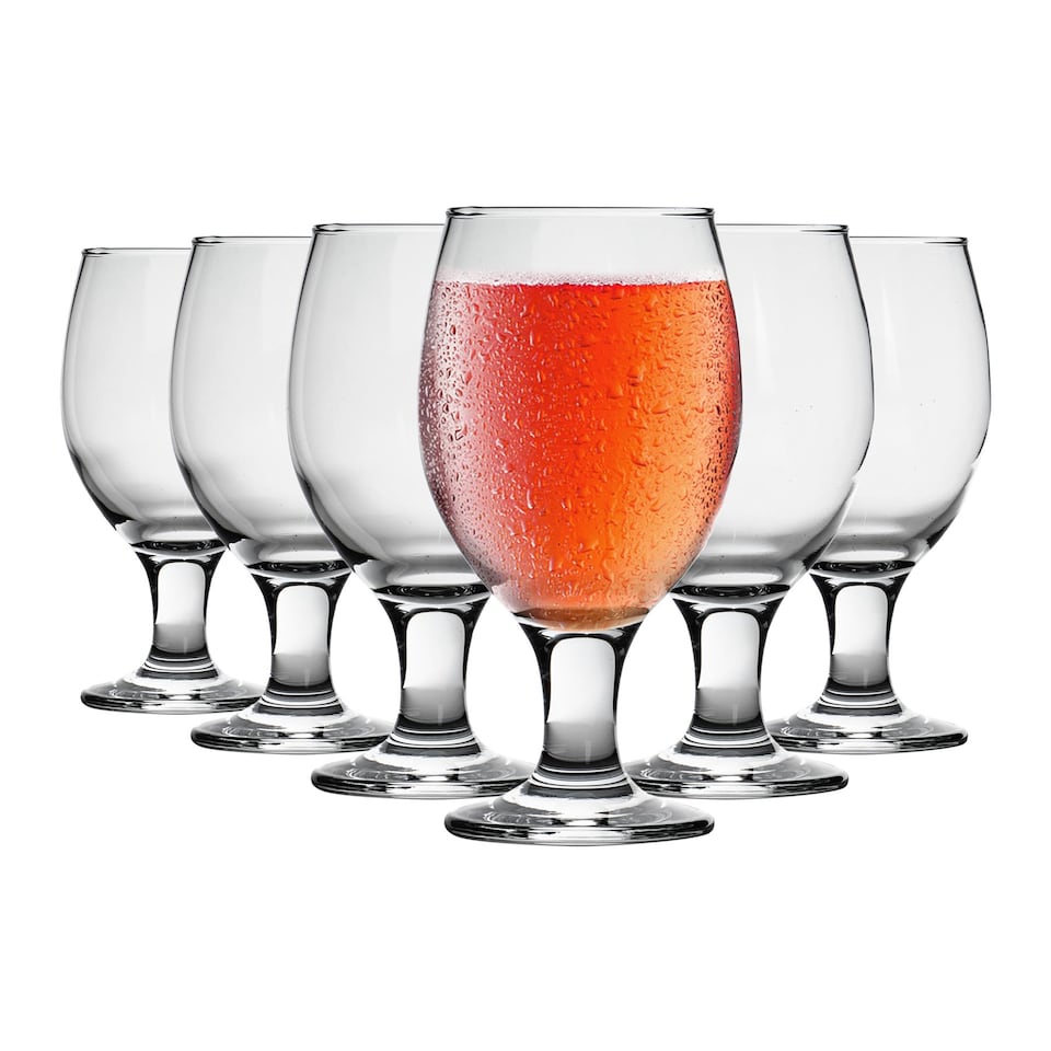 image 1 of LAV Misket Craft Beer Glasses - 400ml - Clear - Pack of 6