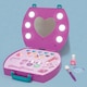 image 3 of Light Up Makeup Set with Vanity Mirror Folding Storage Box