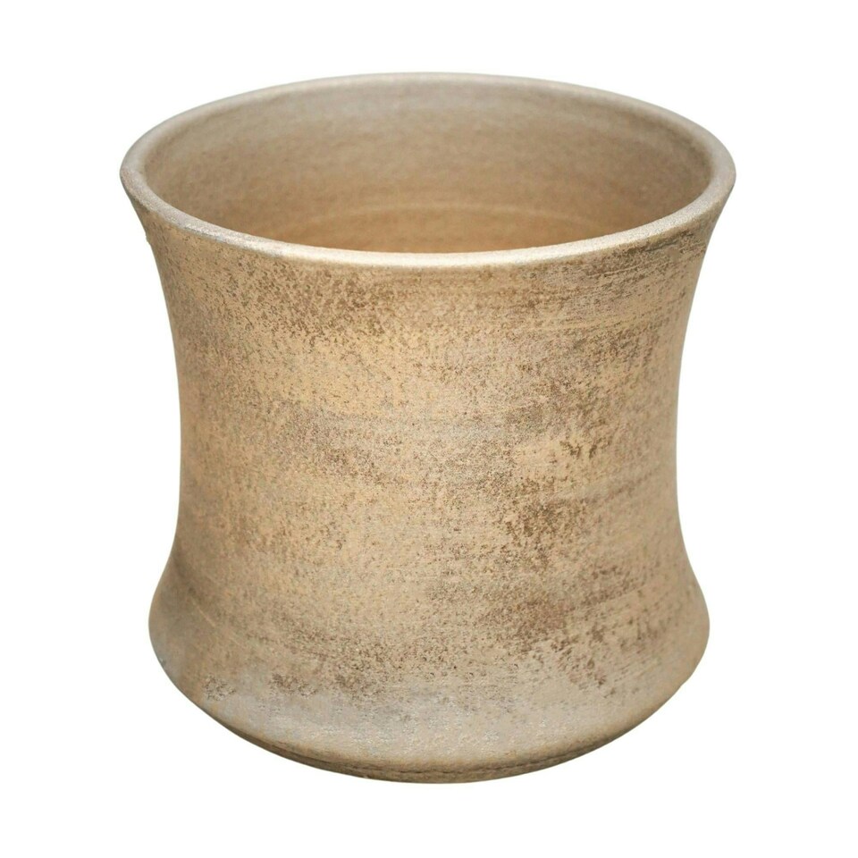 image 1 of Luxe Planter White Gold Gold