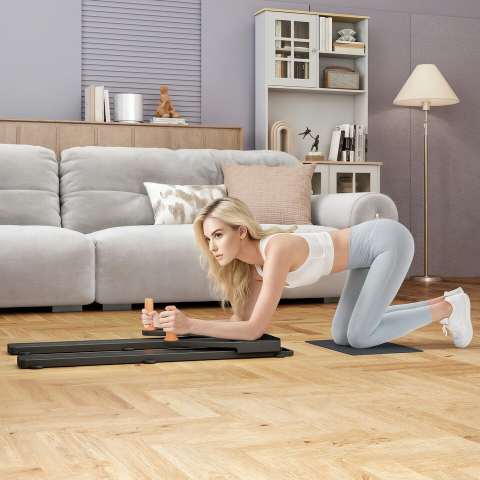 image 1 of SPORTNOW Push Up Board Set of 2, Portable Press Up Board for Home Gym