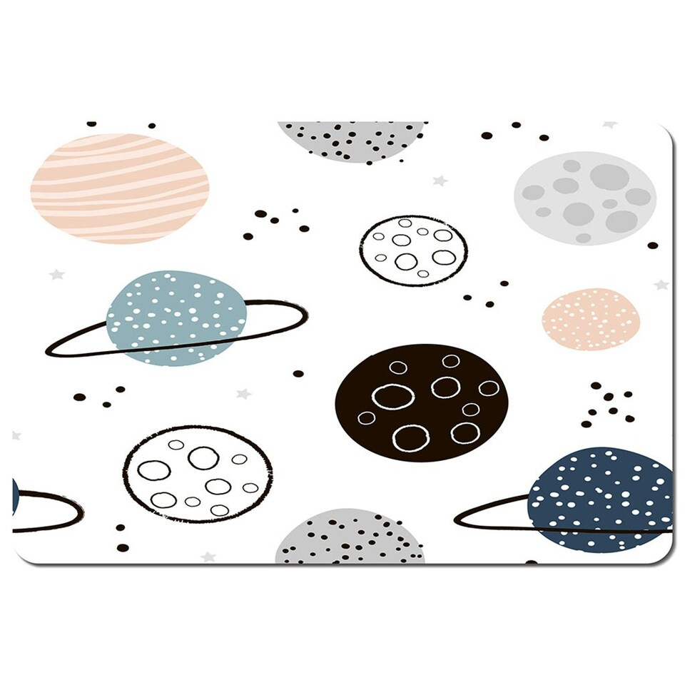 Child hand drawn space elements (Placemat)