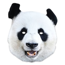 Panda Cardboard Face Mask