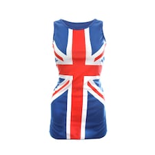 Union Jack Dress | Red | XL