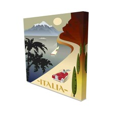 Summer road to the sea (Canvas Prints) 50cm x 35cm