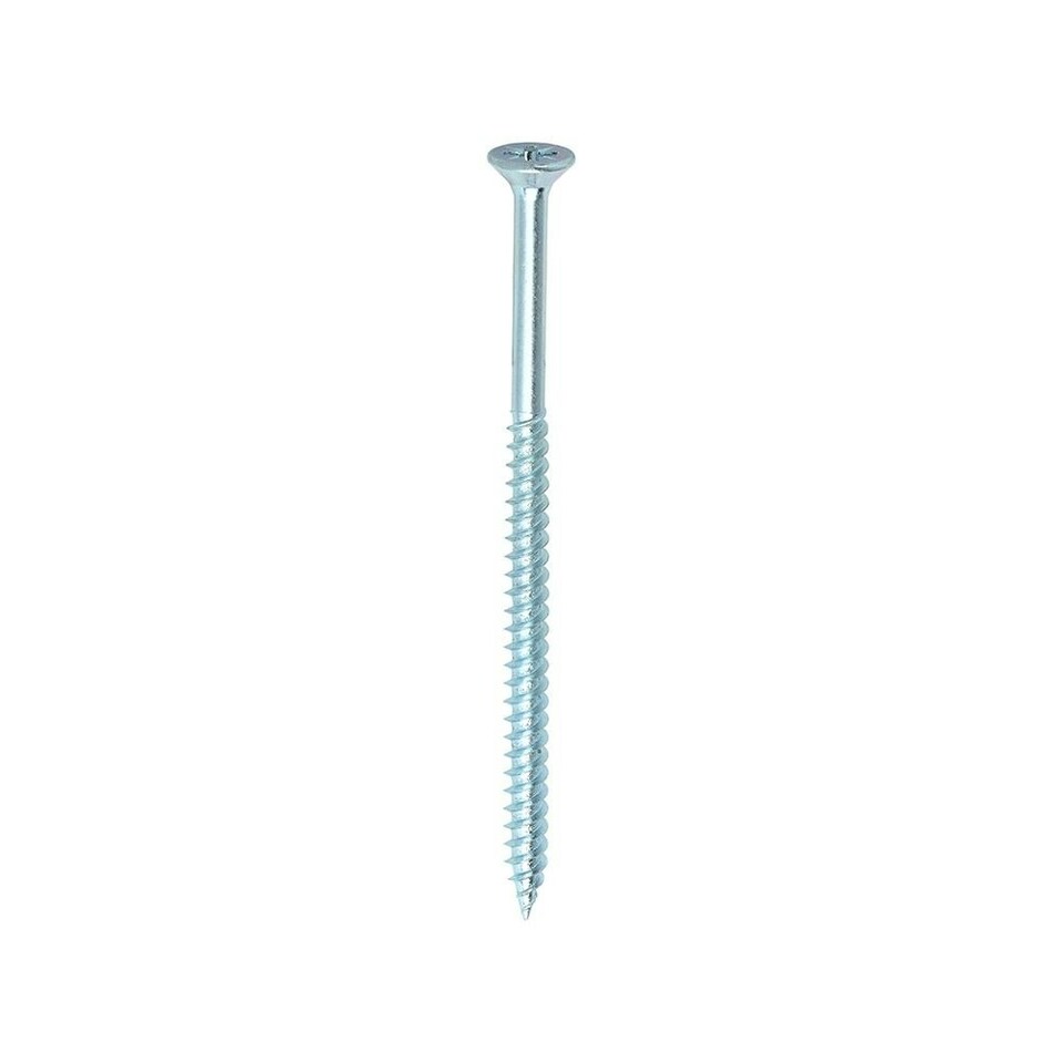image 1 of Timco - Twin-Threaded Woodscrews - PZ - Double Countersunk - Zinc (Size 8 x 3 - 200 Pieces)