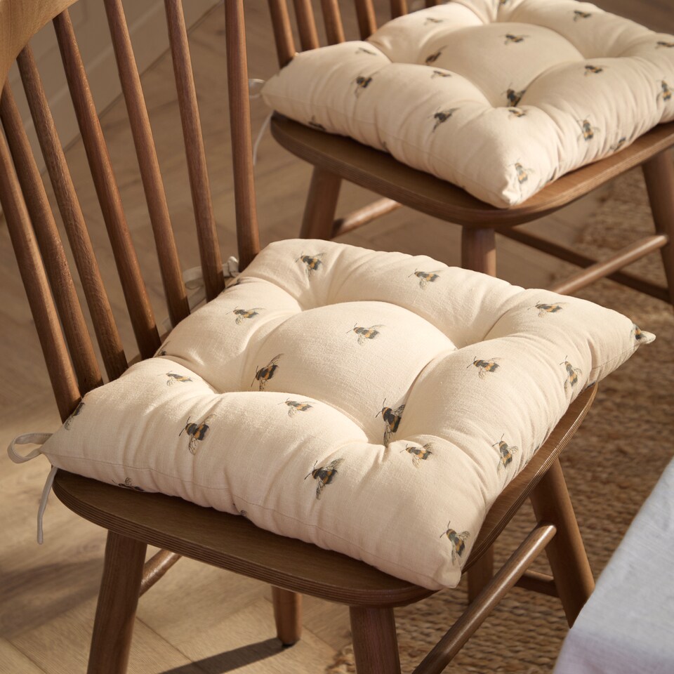 image 1 of Wylder Ramble Bumble Bee 2-Pack Cotton Slub Seat Pads