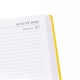 image 7 of 2026 2027 Academic Diary A5 Page a Day - Mid Year Hardback Planner From August 2026 to July 2027 - Student Teacher School Organiser with Ribbon Bookmark (A5, Yellow)
