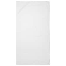 Towel City Printable Border Hand Towel - White - One Size