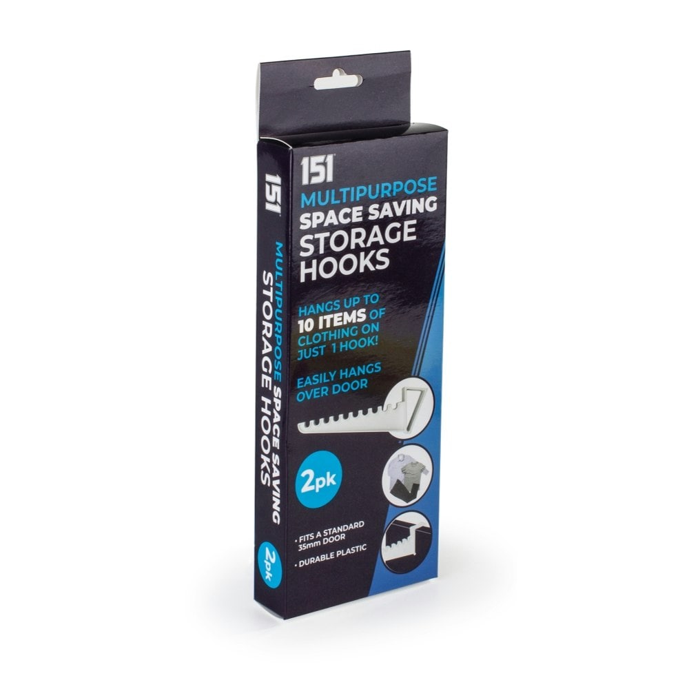 Pack of 2 Multipurpose Storage Hooks