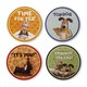 image 1 of Coasters Set of 4 Ceramic - Wallace & Gromit