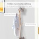 image 7 of HOMCOM Coat Rack Storage Bench Hallway Tree Hat Hanger Entryway Bedroom Stand