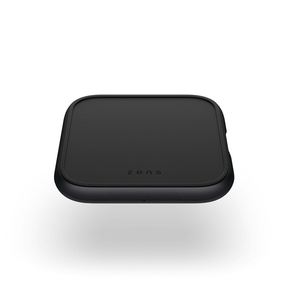 image 1 of Zens Single Wireless Charger (incl. Wall Charger) - black