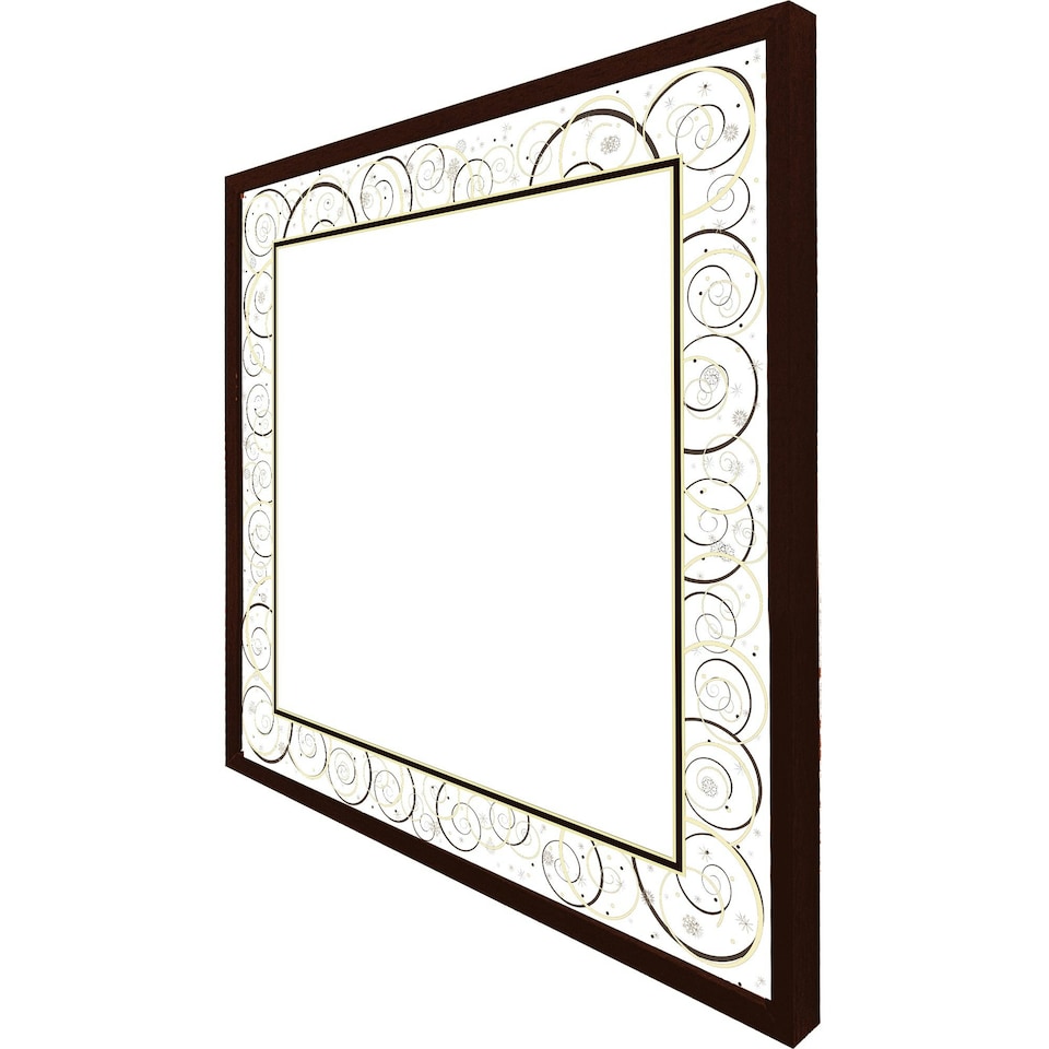 image 1 of Swirling frame (Picture Frame) White | XS