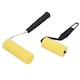 image 5 of 3” + 4” Mini Paint Roller Tray Set Foam Sleeves Rollers Solvent Based Painting