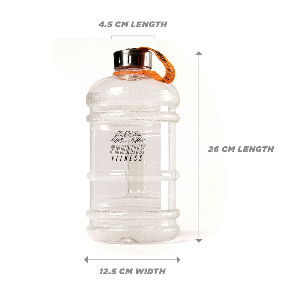 image 1 of Phoenix Fitness  2L Drinks Hydration Water Bottle - Clear
